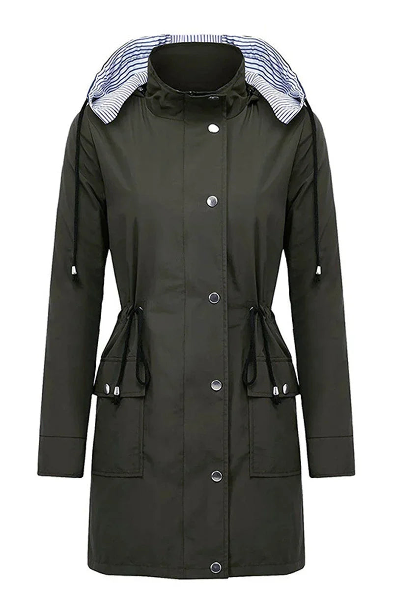 Women's Weatherproof Jacket | Hooded Raincoat Lined
