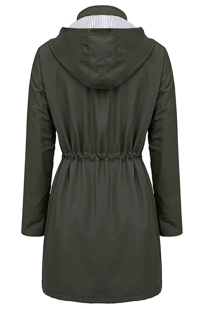 Women's Weatherproof Jacket | Hooded Raincoat Lined
