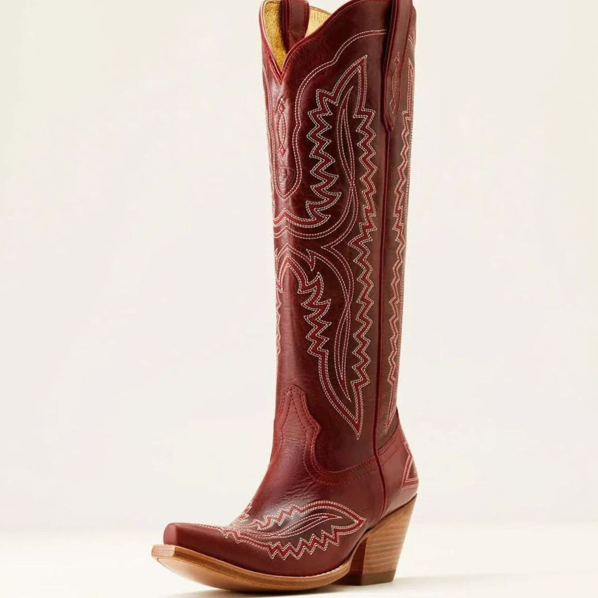 Camila | Women's Embroidered Pointed-Toe Cuban Heel Tall Cowboy Boots