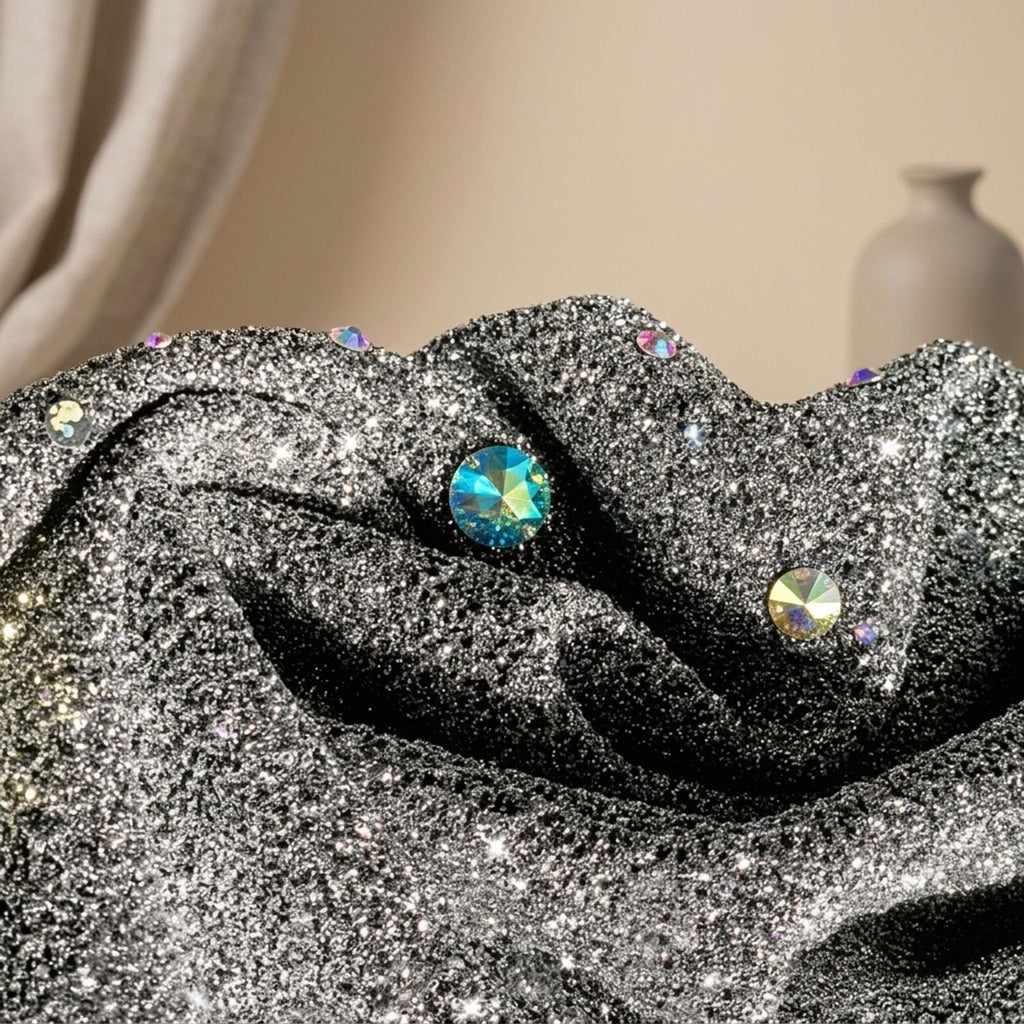 Grace | Women's Long-Sleeve V-Neck Sequin Mini Dress