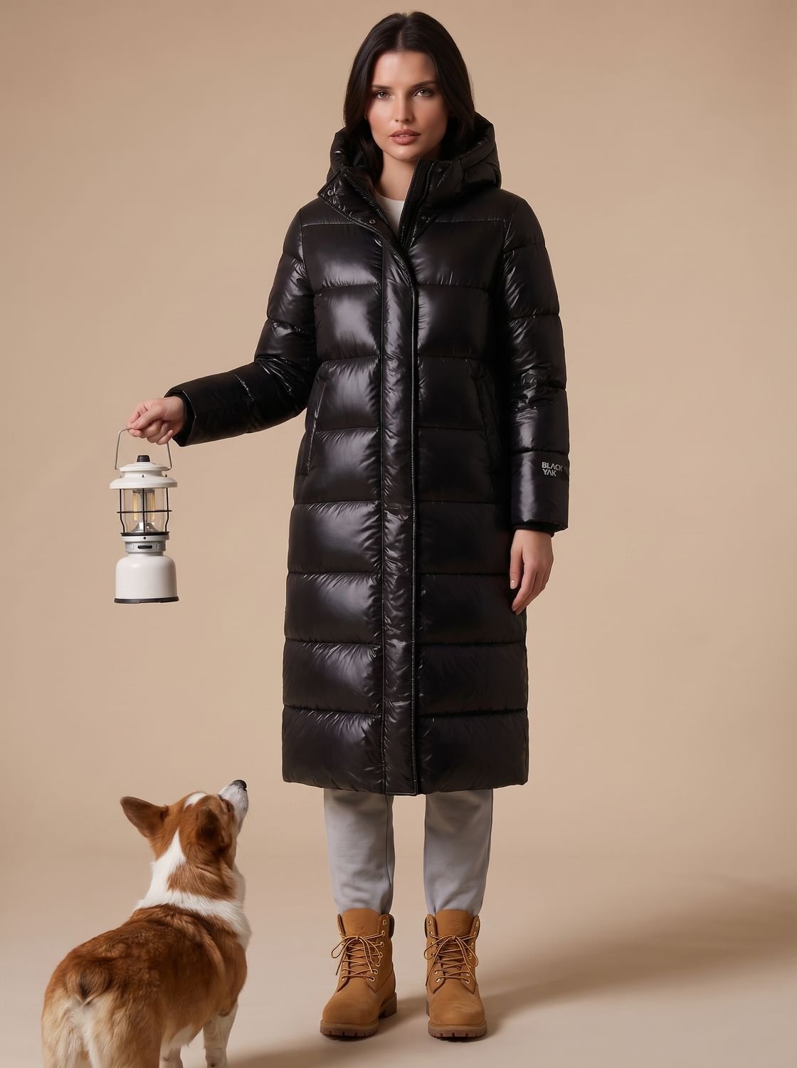 Penelope | Women's Longline Quilted Hooded Puffer Jacket