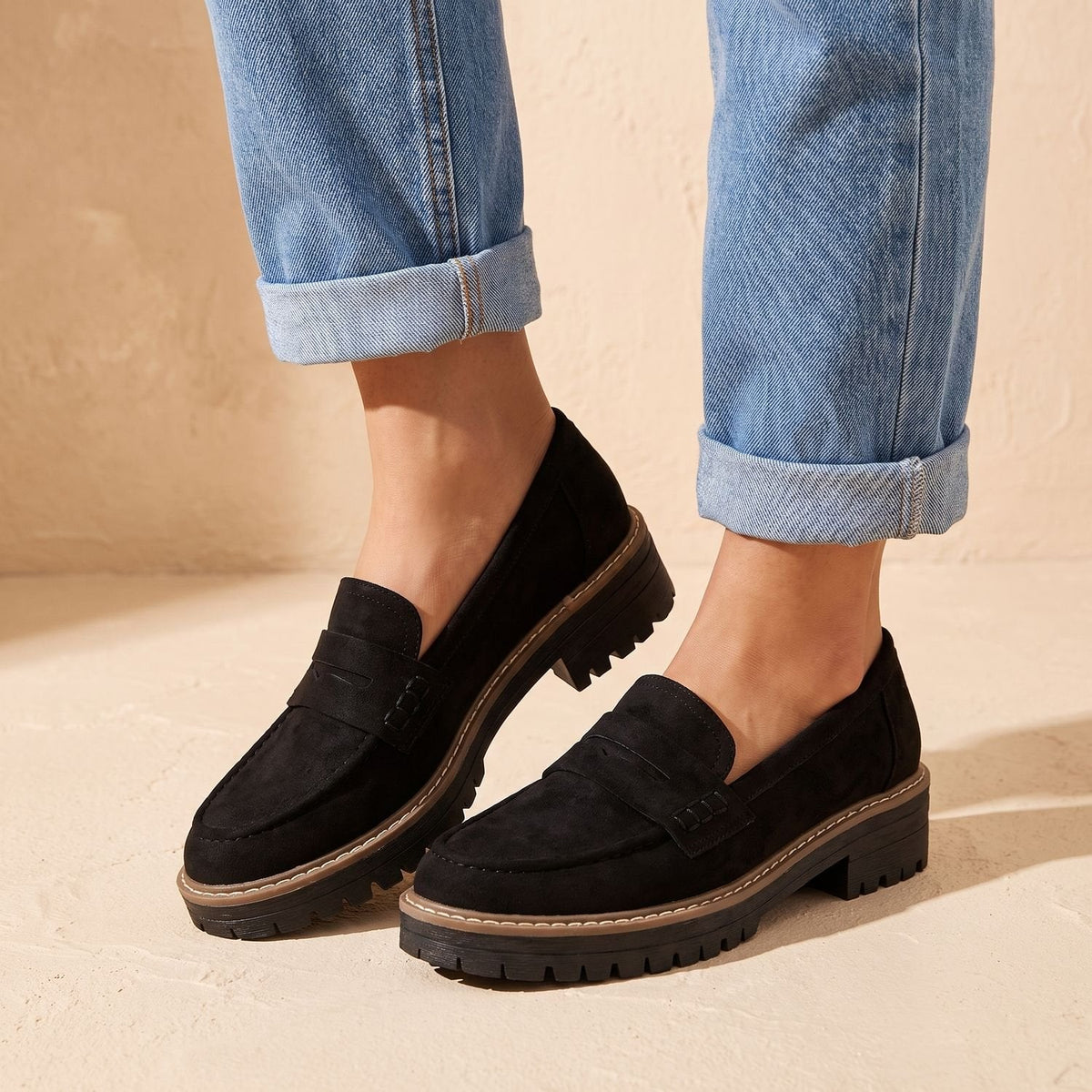 Madison | Women's Orthopedic Cushioned Platform Penny Loafers