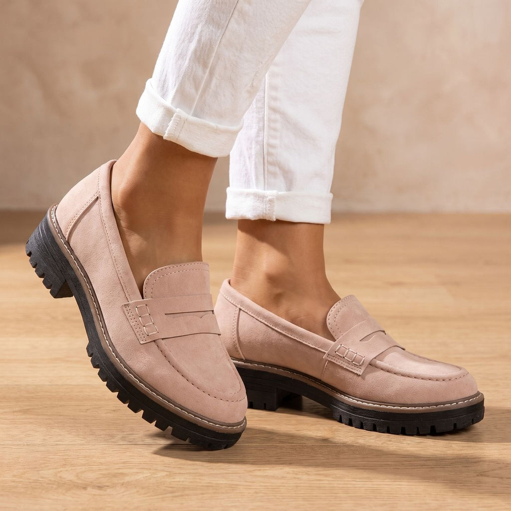 Madison | Women's Orthopedic Cushioned Platform Penny Loafers