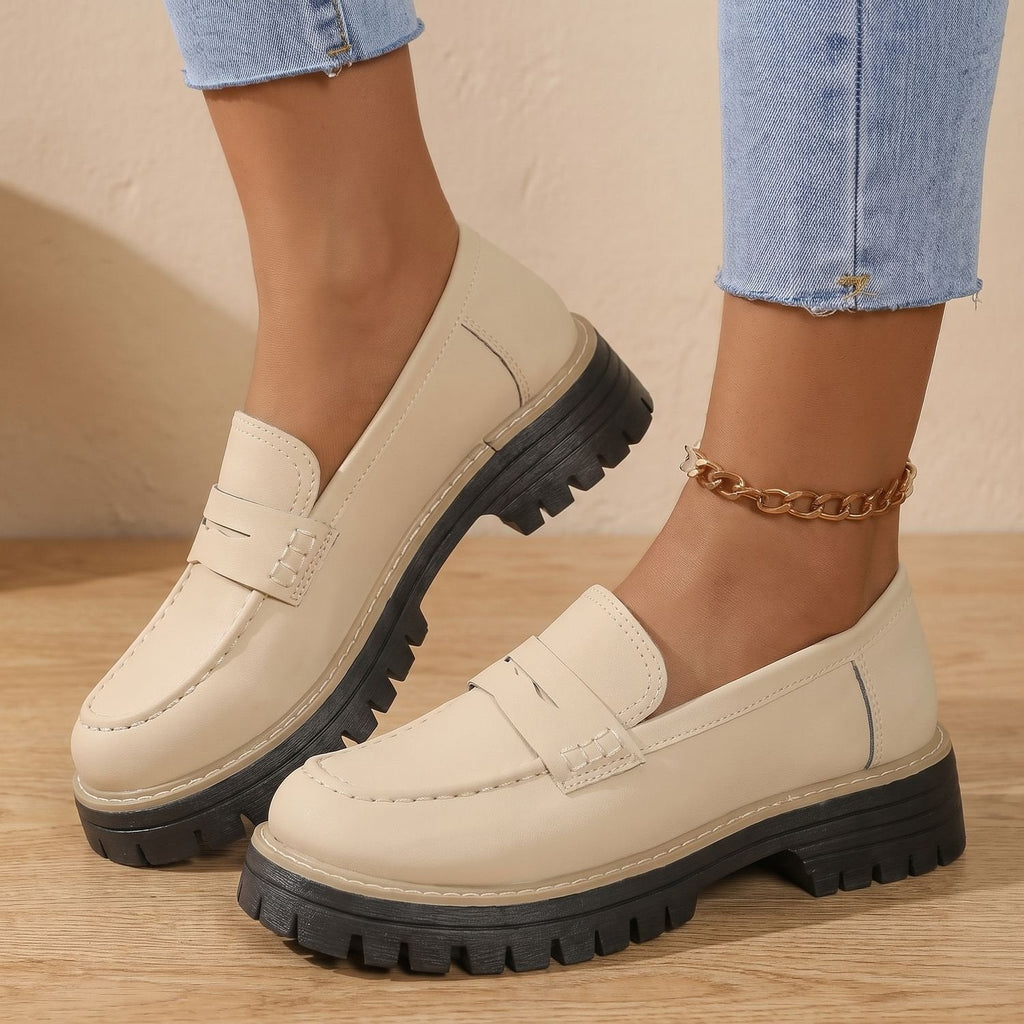 Madison | Women's Orthopedic Cushioned Platform Penny Loafers