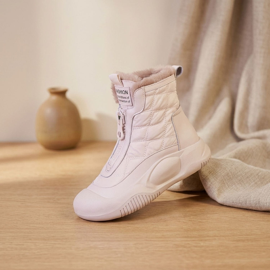 Camila | Women's Orthopedic Fur-Lined Quilted Snow Boots