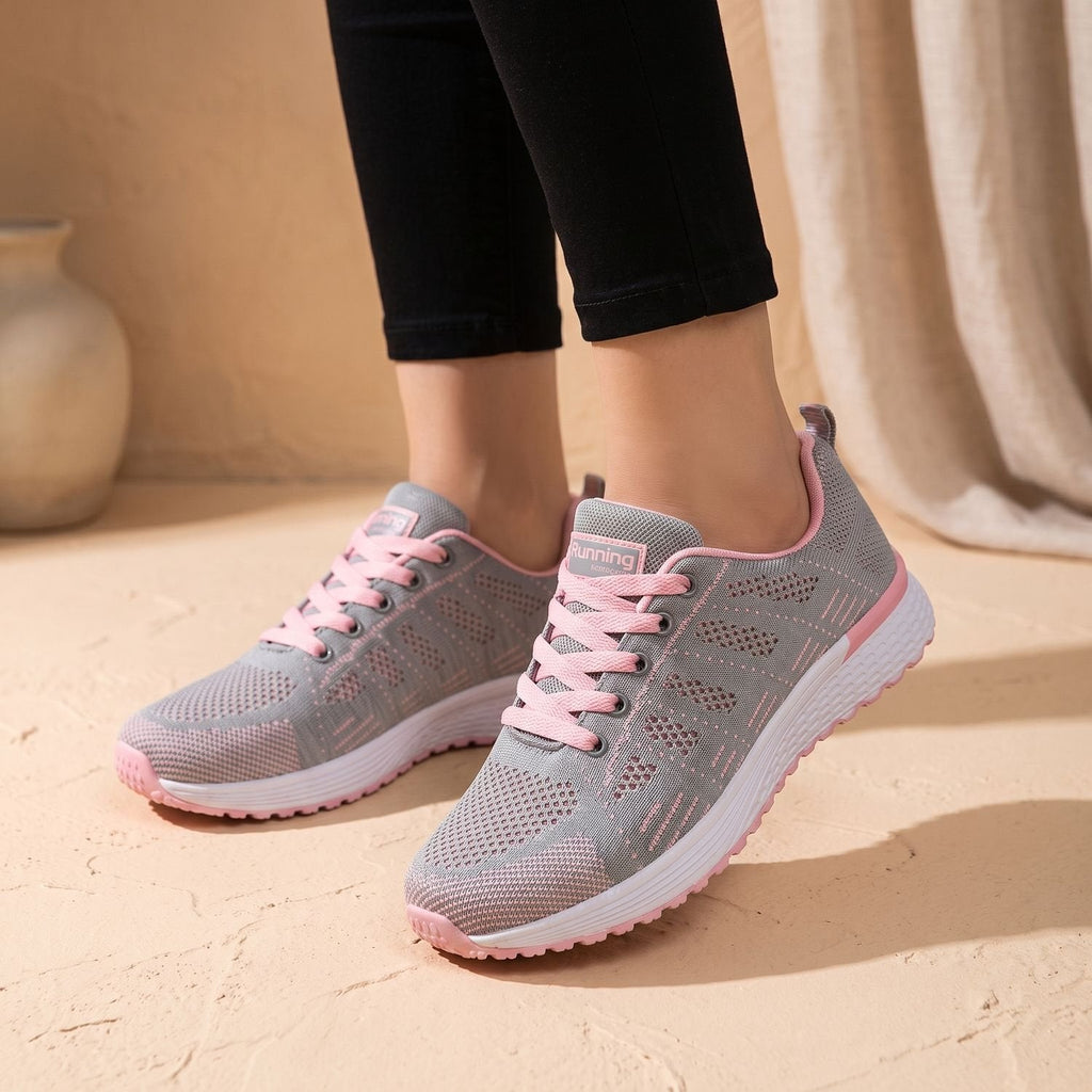 Mia | Women's Orthopedic Lace-Up Breathable Mesh Sneakers