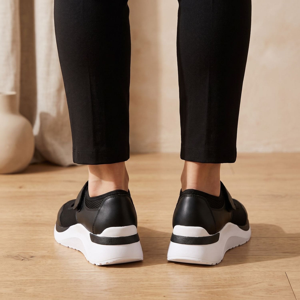 Harper | Women's Orthopedic Mary Jane Mesh Velcro Sneakers