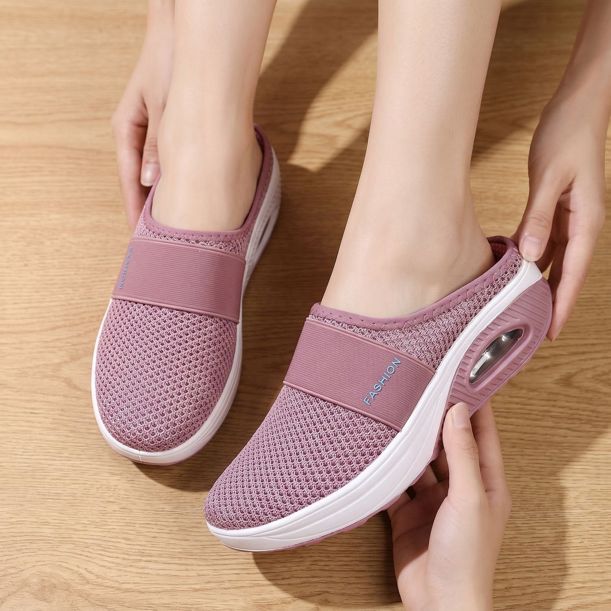 Penelope | Women's Orthopedic Slip-On Mesh Sneakers Air-Cushion Sole