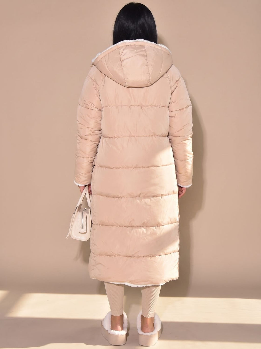 Grace | Women's Reversible Longline Hooded Puffer Winter Coat