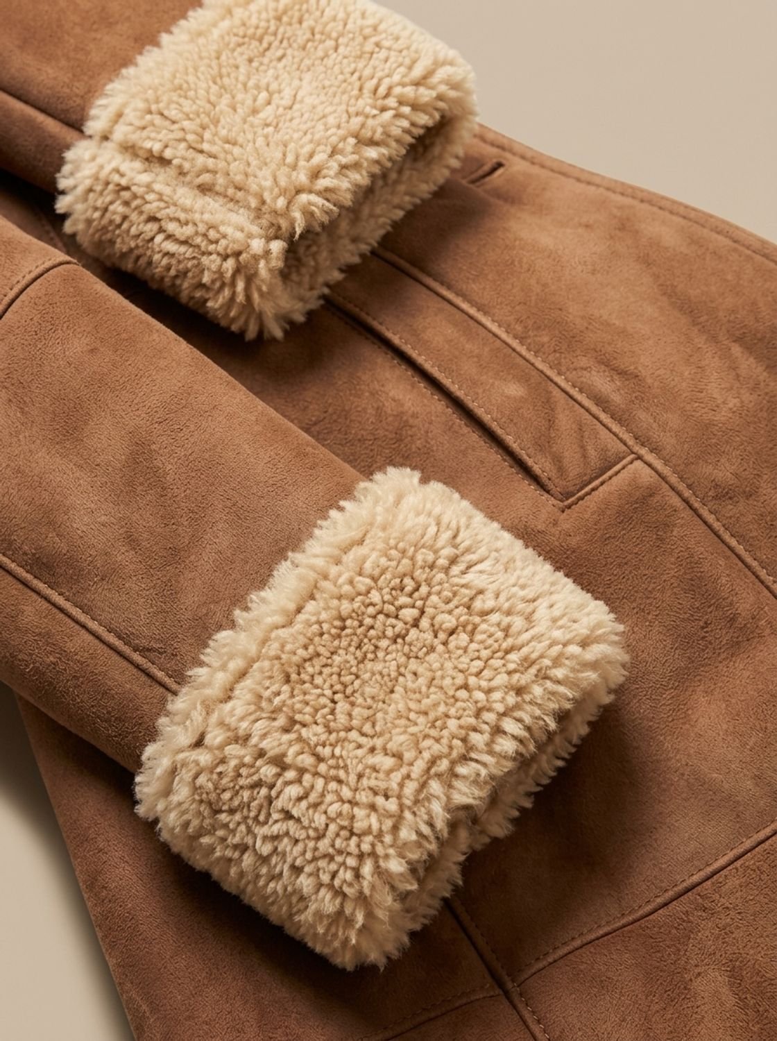 Camila | Women's Shearling-Lined Long Button-Front Faux Fur Coat