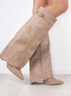 Beige Suede