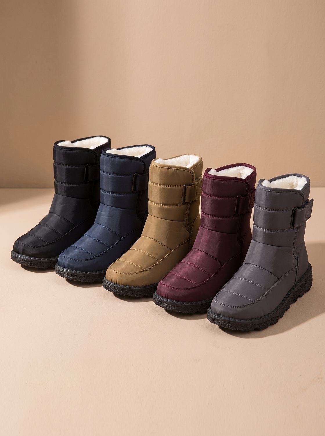 Luna | Women's Waterproof Fleece-Lined Mid-Calf Winter Snow Boots