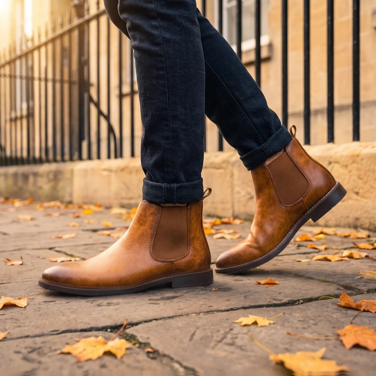Wyatt Vegan Leather Chelsea Boots
